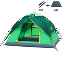 Load image into Gallery viewer, Hydraulic Automatic Windproof Waterproof Double Layer Tent 3-4 Person Tents